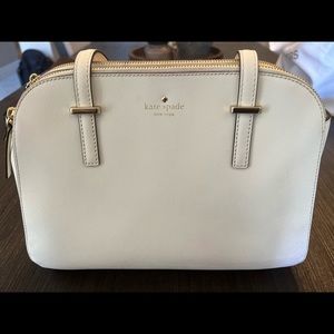 Kate spade white shoulder purse
